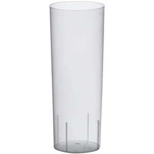 Papstar Longdrinkglas hart 4 cl / 3 dl geeicht Karton zu 50 x 10 Stück