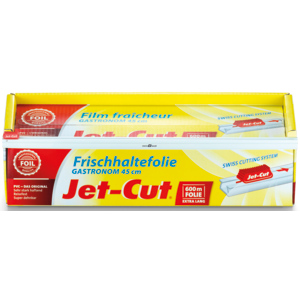 Jet-Cut Frischhaltefolie PVC Dispenser 45 cm x 600 m