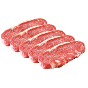 Rinds-Entrecote II, genadelt, 5 x ca. 180 g