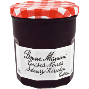 Bonne Maman Konfitüre schwarze Kirschen, 370 g Bonne Maman Konfitüre schwarze Kirschen, 370 g