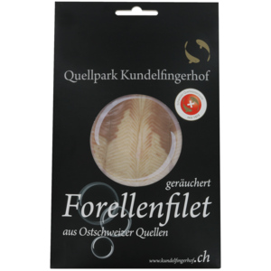 Quellpark Kundelfingerhof Forellen Filet, heiss geräuchert, ca. 100 - 120 g