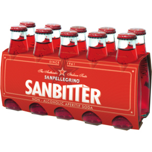 Sanbitter Rosso analcolico (4x10), 10 cl