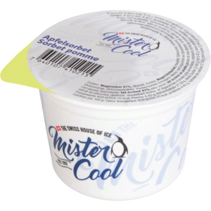 Mister Cool Sorbet Apfel, Care Becher, 30 x 100 ml