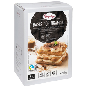 Vogeley Fairtrade, Max Havelaar, Basis für Tiramisu, 1kg Vogeley Fairtrade, Max Havelaar, Basis für Tiramisu, 1kg