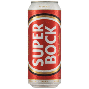 Super Bock Bier, Pack zu 24 Dosen x 50 cl Super Bock Bier, Pack zu 24 Dosen x 50 cl
