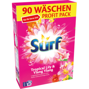 Surf Vollwaschmittel Pulver Tropical, 90 WG Surf Vollwaschmittel Pulver Tropical, 90 WG