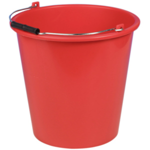 Eimer rund, 13 l, rot