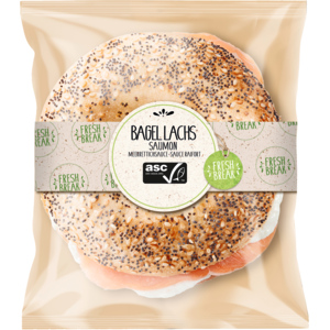 Bagel Lachs Meerrettich, 135 g Bagel Lachs Meerrettich, 135 g