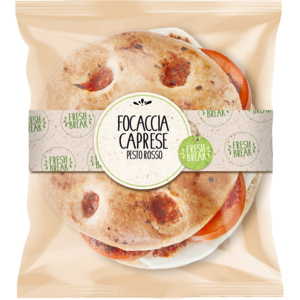 Focaccia Caprese Pesto rosso, 180 g