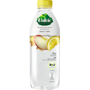 Volvic Essence Apfel-Zitrone PET, Pack zu 6 PET x 75 cl Volvic Essence Apfel-Zitrone PET, Pack zu 6 PET x 75 cl