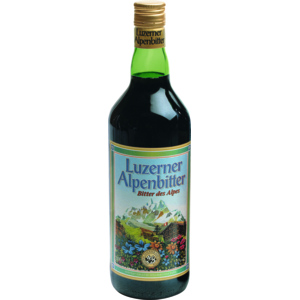 Luzerner Alpenbitter 21% Vol., Flasche zu 100 cl Luzerner Alpenbitter 21% Vol., Flasche zu 100 cl