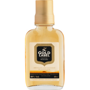 Gold Label Whisky Taschenflacons 40% Vol., Pack zu 12 Portionen x 10 cl