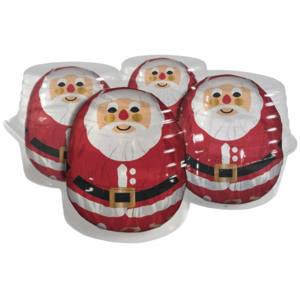 Villars Mini Choco-Köpfli Weihnachtsmann Zartbitter, 4 x 30 g