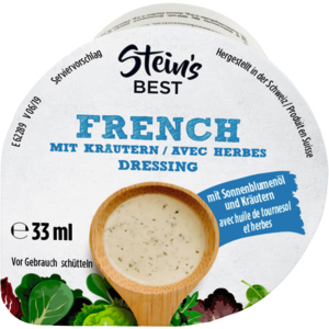 Stein's Best French Dressing mit Kräutern, 100 x 33 cl Stein's Best French Dressing mit Kräutern, 100 x 33 cl