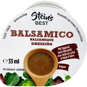 Stein's Best Balsamico Dressing, 100 x 33 ml Stein's Best Balsamico Dressing, 100 x 33 ml