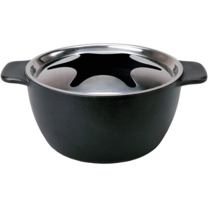 Fondue Caquelon aus Gusseisen, emailliert, Ø 18 cm, 1,7 l Fondue Caquelon aus Gusseisen, emailliert, Ø 18 cm, 1,7 l