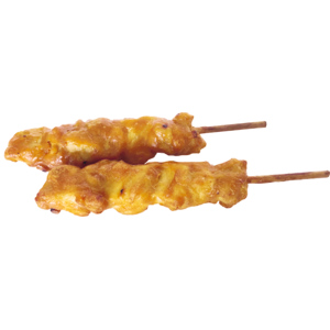 Poulet Satay Spiessli, mit Sataysauce, tiefgekühlt, China, 6 x 25 x 30 g Poulet Satay Spiessli, mit Sataysauce, tiefgekühlt, China, 6 x 25 x 30 g