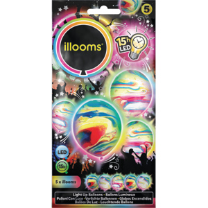 LED Ballone assortiert, Pack zu 5 Stück LED Ballone assortiert, Pack zu 5 Stück