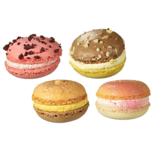 Deliciel Macarons Sommer Suisses, tiefgekühlt, 3 x 12 x 11,5 g
