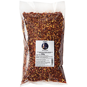 Rote Chilis grob gemahlen, 1. Qualität, 500 g