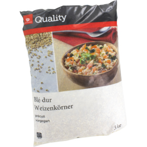 Quality Weizenkörner vorgegart, 3 kg Quality Weizenkörner vorgegart, 3 kg