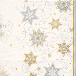 Atelier Servietten Stars gold 33 x 33 cm 20 Stück Atelier Servietten Stars gold 33 x 33 cm 20 Stück