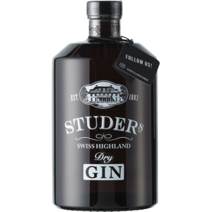 Studer's Dry Gin 42,4% Vol., Karton zu 6 Flaschen x 70 cl