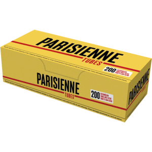 Parisiene Tubes Filterhülsen, Pack zu 200 Stück