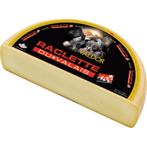 Valdor Raclette AOP, rund, 1/2 Laib ca. 2,5 kg Valdor Raclette AOP, rund, 1/2 Laib ca. 2,5 kg
