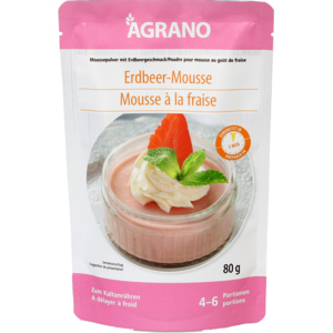 Agrano Erdbeer-Mousse, 7 x 80 g