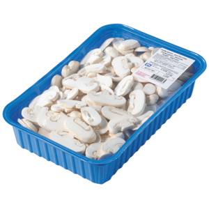 Champignons weiss geschnitten, frisch, 1 kg