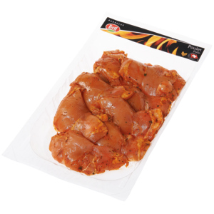 Hoseflicker Steak Poulet Oberschenkel, mariniert, 8 x ca. 50-120 g