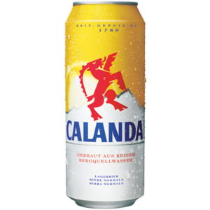 Calanda Bier Dose, Pack zu 6 Dosen x 50 cl