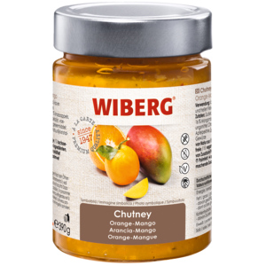 Wiberg Chutney Orange-Mango, 390 g Wiberg Chutney Orange-Mango, 390 g