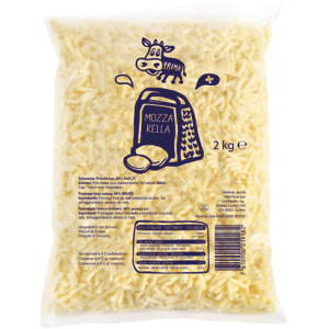 Prima Mozzarella 45% gerieben, 5 x 2 kg