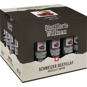 Distillerie Willisau Kirsch 40% Vol. 25 Portionen x 2 cl Distillerie Willisau Kirsch 40% Vol. 25 Portionen x 2 cl