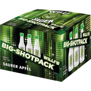D.W. Saurer Apfel 16% Vol., Pack zu 25 Port. x 2 cl