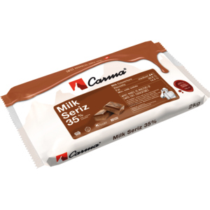 Carma Milk Seriz 35%, couverture Milch, Block, 2 kg