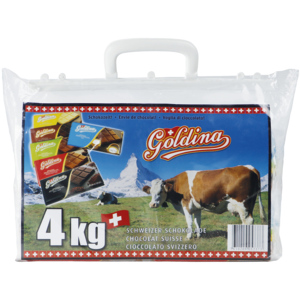 Goldina Mix Tragtasche CH-Kreuz, 40 x 100 g