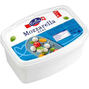 Emmi Mozzarella, Mini, ca. 150 Stück, 1 kg