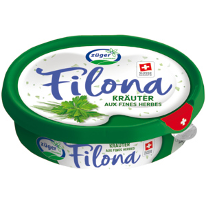 Züger Filona Frischkäse Kräuter, 200 g
