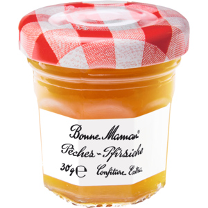 Bonne Maman Konfitüre Pfirsich, Portionen, 15 x 30 g Bonne Maman Konfitüre Pfirsich, Portionen, 15 x 30 g