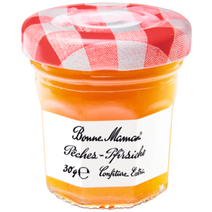 Bonne Maman Konfitüre Pfirsich, Portionen, 4 x 15 x 30 g