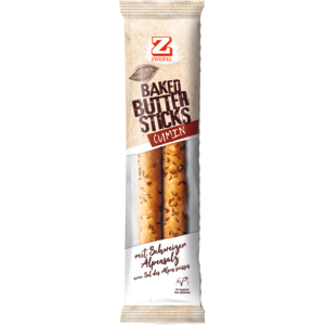 Baked Butter Sticks Cumin, 16 x 36 g Baked Butter Sticks Cumin, 16 x 36 g