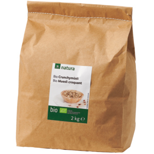 Natura Bio Crunchymüsli, 6 x 2 kg