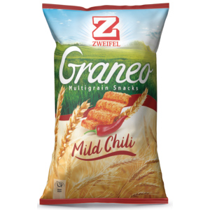 Zweifel Graneo Multigrain Snack Mild Chili, 100 g