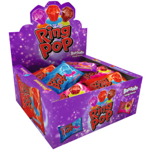 Bazooka Topps Ring Pop, 24 x 10 g