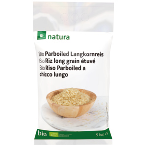 Natura Bio Langkornreis Parboiled, 5 kg Natura Bio Langkornreis Parboiled, 5 kg