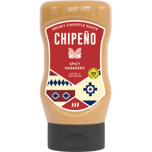 Chipeño Spicy Habanero, Rauchige scharfe vegane Chili Sauce, 300 ml Chipeño Spicy Habanero, Rauchige scharfe vegane Chili Sauce, 300 ml