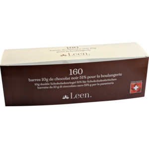 Leen Schokostengel 51%, 160 x 10 g Leen Schokostengel 51%, 160 x 10 g